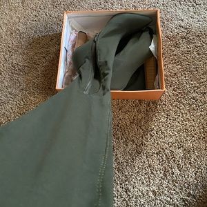 Over the knee boots and they have never been worn